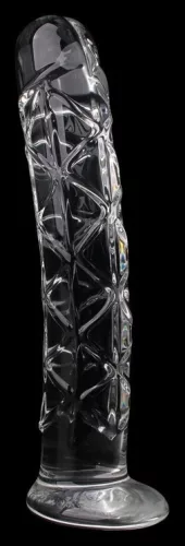 Diaglass L – üveg dildó, 20 x 3,8 cm
