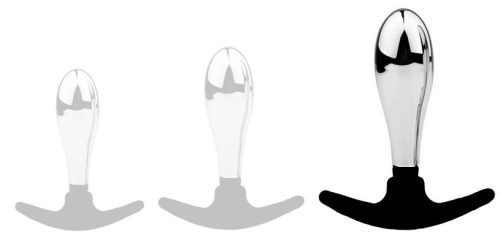 Ankrit fém dugó – prémium intim eszköz 10,5 x 2,8 cm
