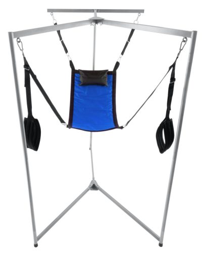 Kit Sling – kék téglalap alakú szövet horgonnyal