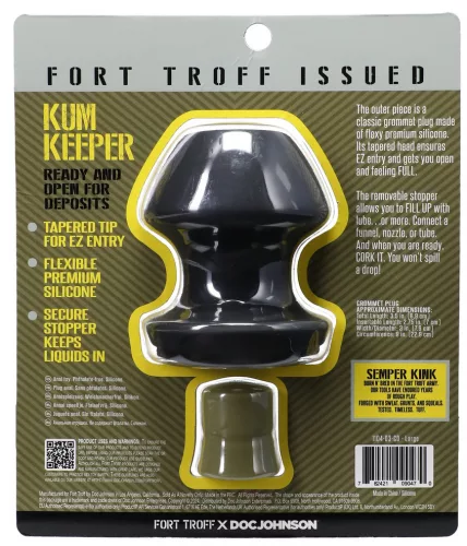 Kum Keeper Tunnel Plug – prémium anális dugó 7,5 cm