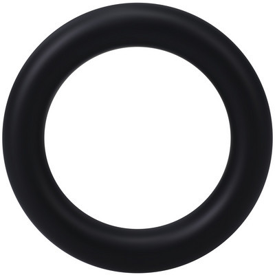 Cockring The Gasket Medium – prémium 36 mm fekete péniszgyűrű