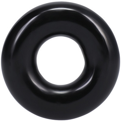 Cockring The Donut – prémium 20 mm fekete péniszgyűrű