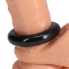 The Donut 3X – prémium fekete péniszgyűrű 22 mm