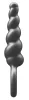 Plug The Screw – prémium anális dugó szürke, 10 x 2,7 cm