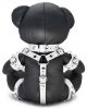 EDDYS Leather Bear – prémium BDSM maci fehér színben