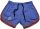Paw Shorts – stílusos kék-piros rövidnadrág