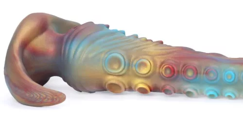 Poulpik Dildo – színes, prémium intim eszköz 40 x 7 cm