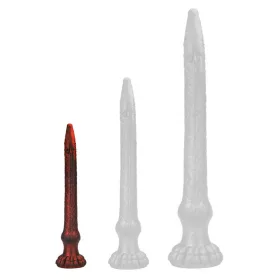 HEELIX S – prémium piros dildó (28 x 4 cm)