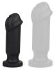 Dicky S – prémium fekete anális dugó 14 x 4,5 cm