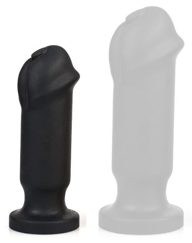 Dicky S – prémium fekete anális dugó 14 x 4,5 cm