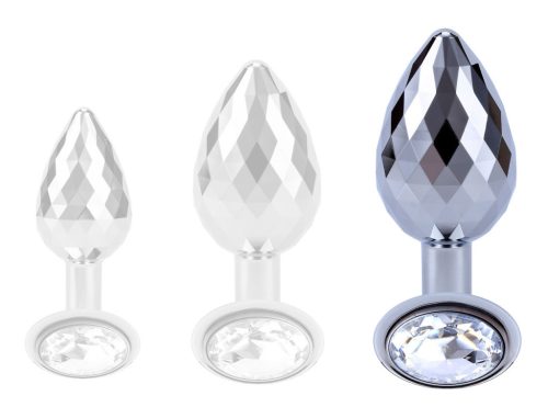 Bijou Disco Diamond L – prémium anál dugó 8,5 x 3,8 cm