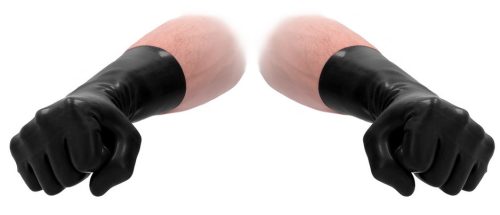 Fist It – prémium fekete latexfelanitó kesztyűk
