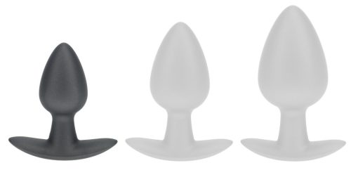 Metál Plug S – prémium szürke anális izgató 5 x 2,7 cm