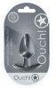 Metál plug – prémium anális izgató, 6,5 x 3,3 cm, szürke