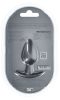 Metál plug – prémium anális izgató, 6,5 x 3,3 cm, szürke