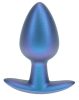 Metál análplug – prémium kék, 6,5 x 3,3 cm