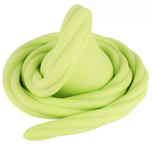 Dildó Csavart forma, puha szilikon 150 cm zöld