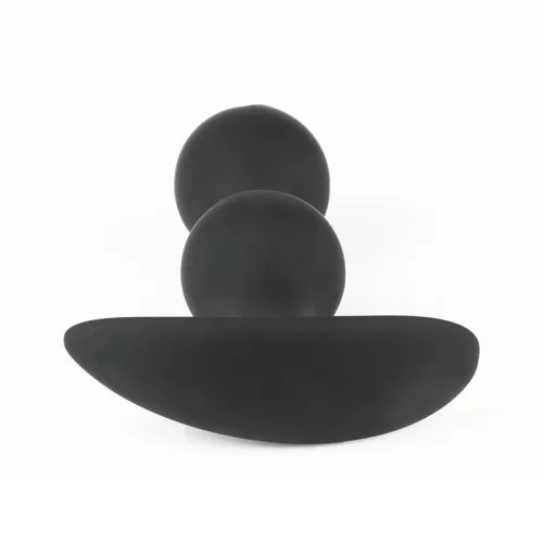 Votny Anál plug belső golyókkal 13 cm szilikon fekete