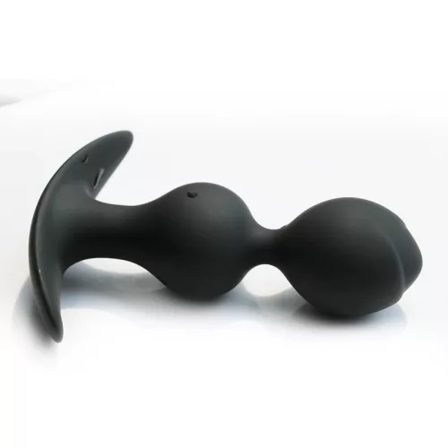 Votny Anál plug belső golyókkal 13 cm szilikon fekete