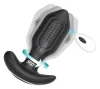 Poctis vibrációs anál plug 10 mód, forgó 8,5 cm szilikon USB töltős vízálló