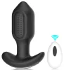 Poctis vibrációs anál plug 10 mód, forgó 8,5 cm szilikon USB töltős vízálló