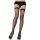 Leg Avenue – fekete nylonzsákos combfix