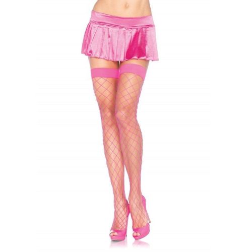 Leg Avenue - érzéki neonszíni nylon combfixek