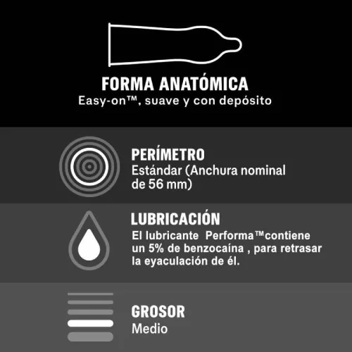 Durex Pleasure Prolonged – érzéki késleltető óvszerek 12 db