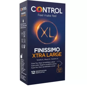   CONTROL Finissimo XL – prémium óvszer 12 db-os kiszerelésben