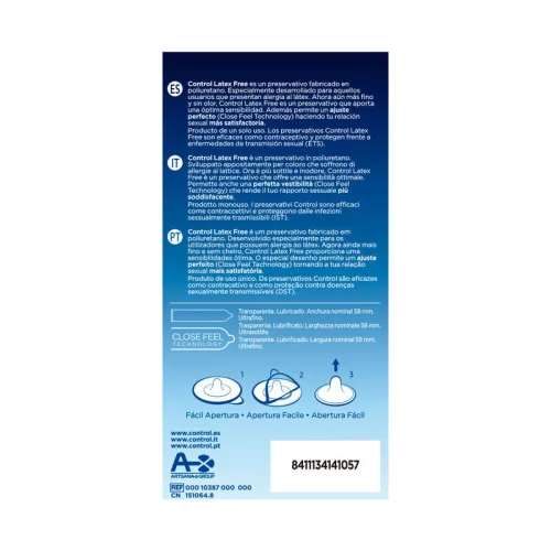 CONTROL - prémium latex óvszer, 5 db-os kiszerelés