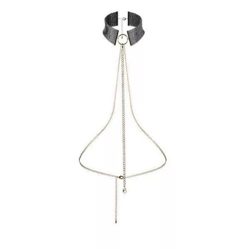 Bijoux – érzéki fém nyaklánc fekete színben