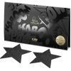 Bijoux Indiscrets Flash Black Star – érzéki mellbimbó burkolók