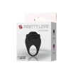 PRETTY LOVE – érzéki vibráló gyűrű fekete színben