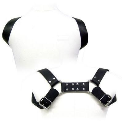 Bőrszíj - érzéki holster harnesz