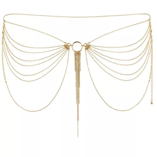 Bijoux – elegáns fém lánc ékszer az arany deréknak