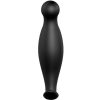 Pretty Love – prémium szilikon anális dugó, 11,7 cm, fekete