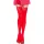 Leg Avenue - piros nylon combfix masnival, egy méret