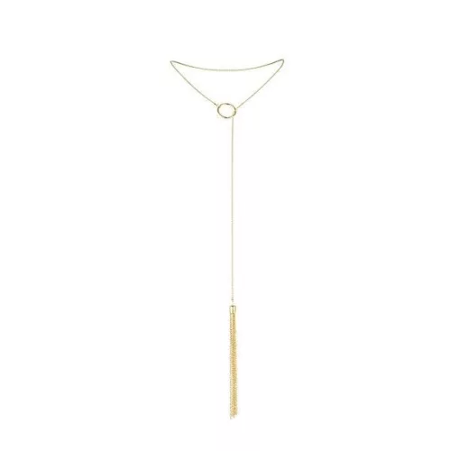 Bijoux - fém nyaklánc arany rojttal