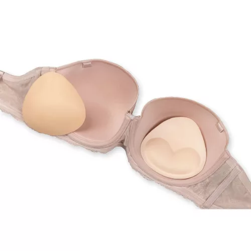 BYE-BRA – tökéletes push-up melltartó párnák bézs színben