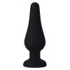 INTENSE PIPO M - prémium fekete szilikon anál plug 11 cm