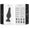 INTENSE – prémium anális dugó fekete szilikon, 13 cm