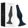 INTENSE - prémium anál vibrátor, 15,5 cm, fekete