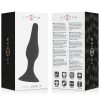 INTENSE - prémium anál vibrátor, 15,5 cm, fekete