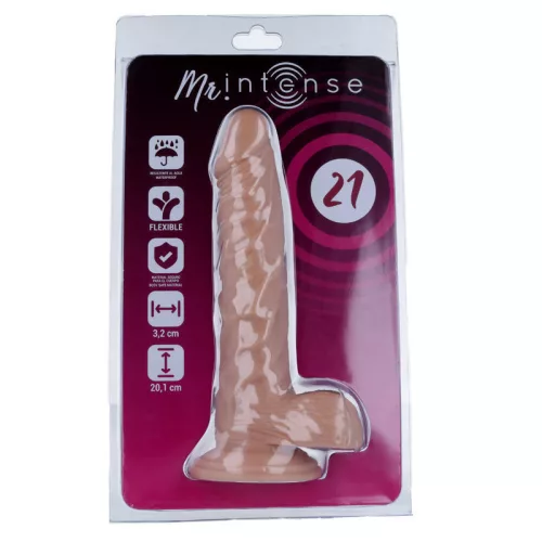 MR INTENSE - 21 cm realistikus pénisz vibrátor