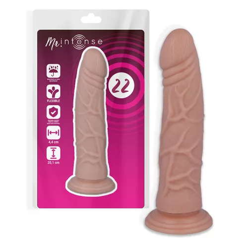 MR INTENSE - 22 cm reális mű pénisz, érzéki maszturbátor