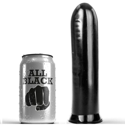 ALL BLACK - prémium 19 cm-es dildó