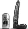 ALL BLACK – 21 cm-es élethű dildó