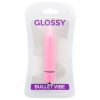 GLOSSY – vékony vibrátor mély rózsaszínben
