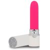 LIPS STYLE Cleo – prémium csiklóizgató fehér-rózsaszínben