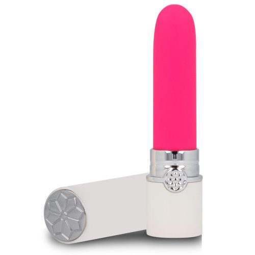 LIPS STYLE Cleo – prémium csiklóizgató fehér-rózsaszínben